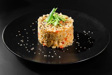 Смажений рис з куркою