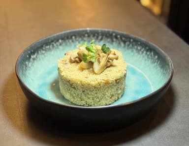 Кук-кус з печерицями